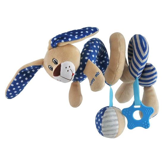 Hračka na postieľku Špirála Baby Mix Králiček modrá