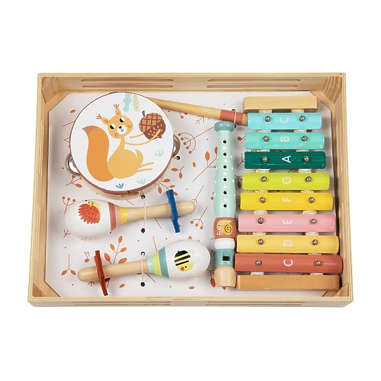 Hudobný set - lesné zvieratká