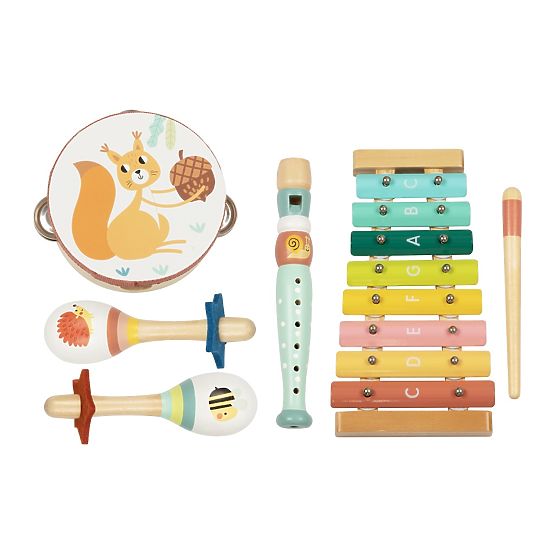 Hudobný set - lesné zvieratká