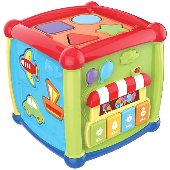Interaktívna hracia kocka Baby Mix malá Multicolor