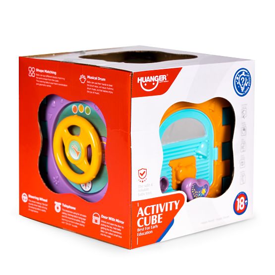 Interaktívna vzdelávacia kocka s triedením a zvukmi 6v1