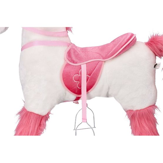 Interaktívny hojdací kôň biely jednorožec