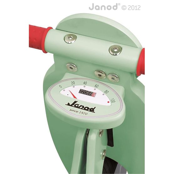 Janod Drevené odrážadlo Vespa mint