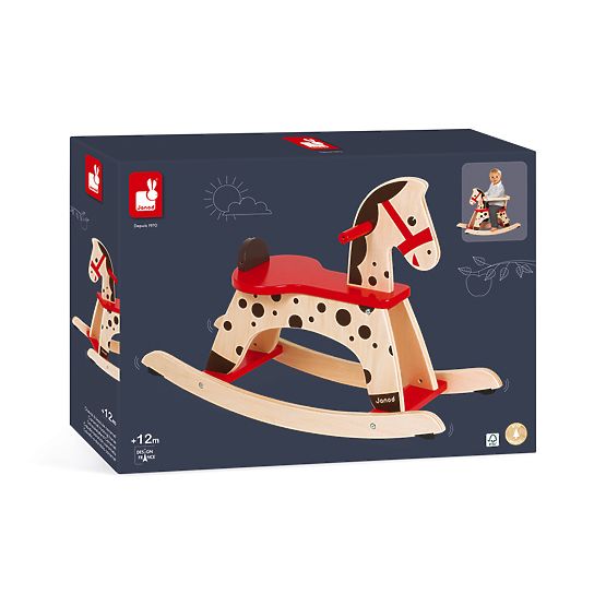 Janod hojdací koník Caramel