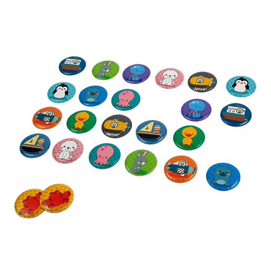 Janod Obrázkové pexeso do vane 24 ks