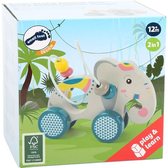 Jazdiaci slon s motorickým labyrintom