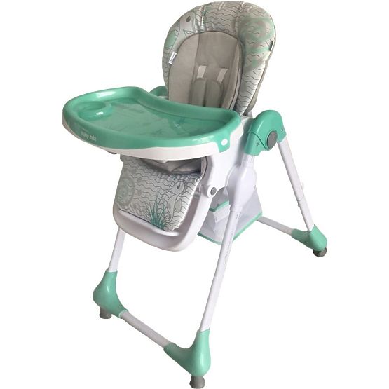 Jedálenská stolička Baby Mix Junior mint Zelená