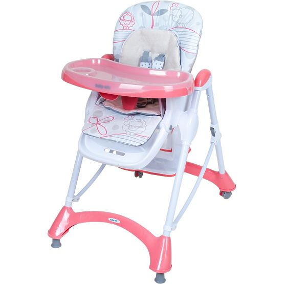 Jedálenská stolička Baby Mix pink Ružová