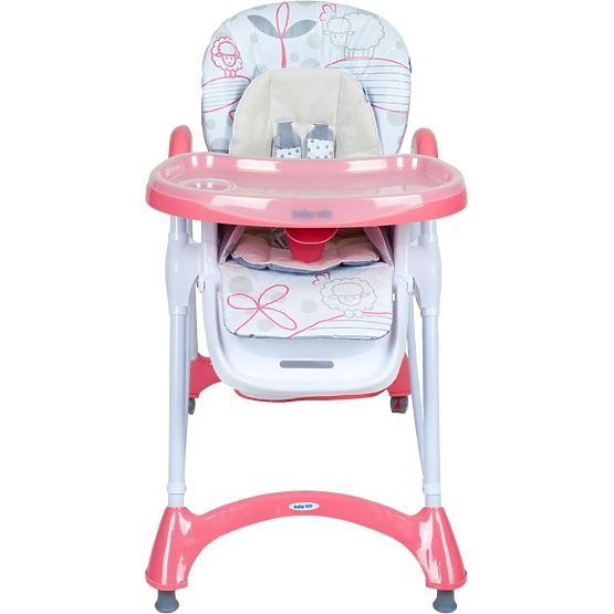 Jedálenská stolička Baby Mix pink Ružová