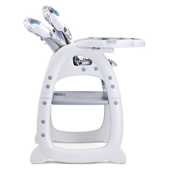 Jedálenská stolička CARETERO HOMEE grey Sivá