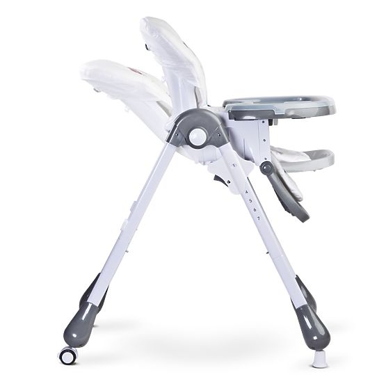 Jedálenská stolička CARETERO Luna grey Sivá