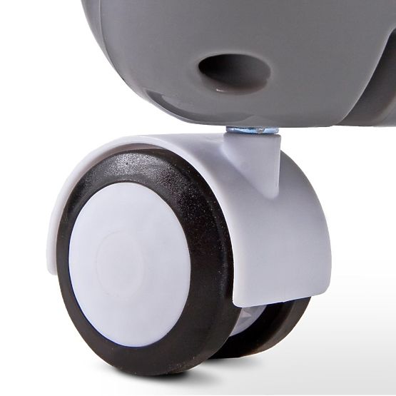 Jedálenská stolička CARETERO Luna grey Sivá