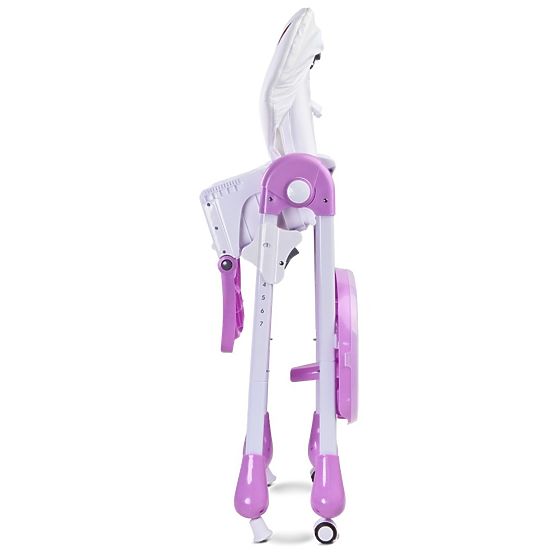 Jedálenská stolička CARETERO Luna lavenda Fialová