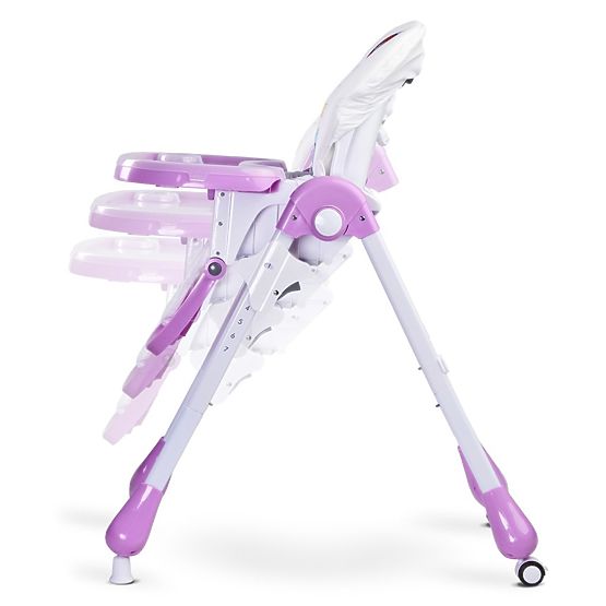 Jedálenská stolička CARETERO Luna lavenda Fialová