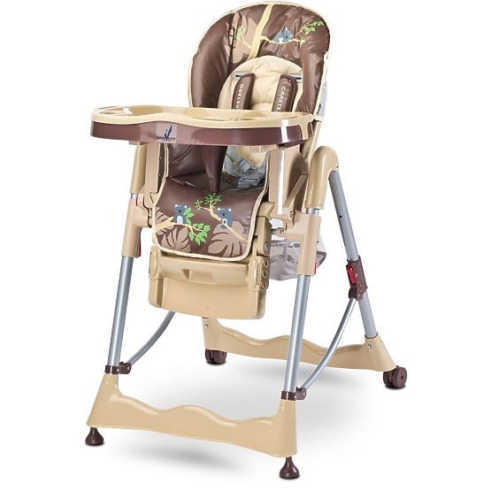 Jedálenská stolička CARETERO Magnus Fun beige Béžová