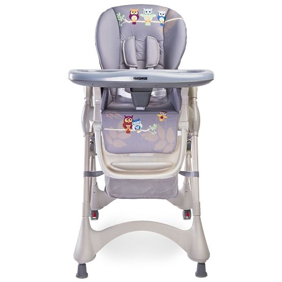 Jedálenská stolička CARETERO Magnus New graphite Sivá