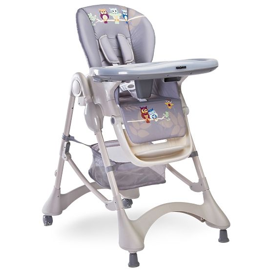 Jedálenská stolička CARETERO Magnus New graphite Sivá