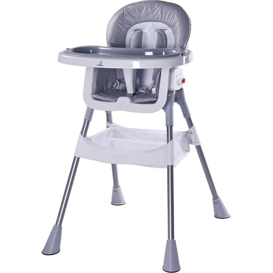Jedálenská stolička CARETERO Pop grey Sivá