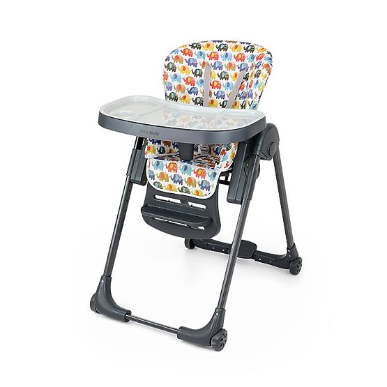 Jedálenská stolička Milly Mally Milano Elephant Multicolor