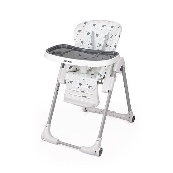 Jedálenská stolička Milly Mally Milano Elephant Multicolor
