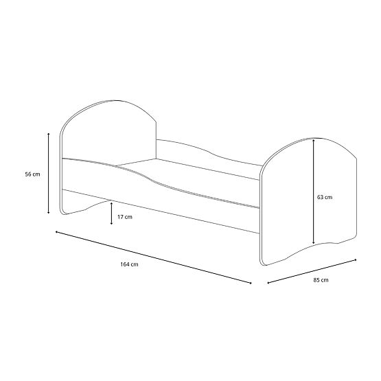 Jednolôžko Luk160x80