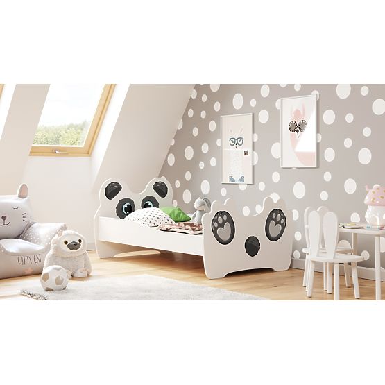 Jednolôžková posteľ Panda 140x70 s matracom