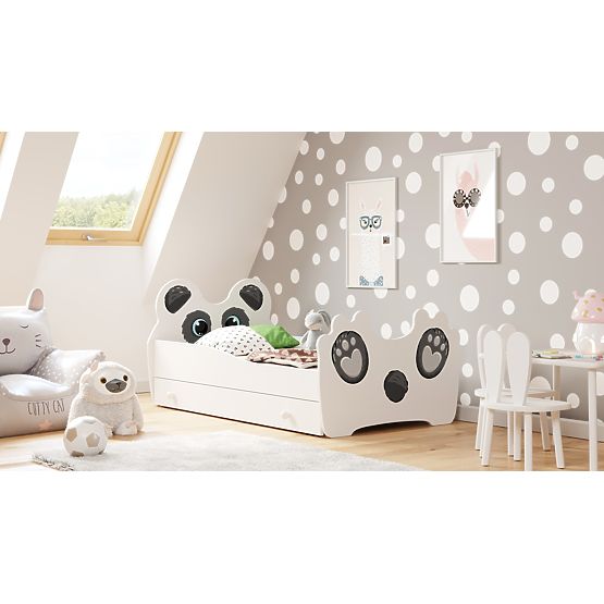 Jednolôžková posteľ Panda 160x80 s zásuvkou