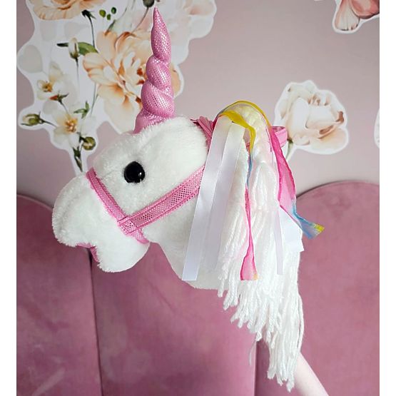 Jednorožec na tyči Bianco Hobby Horse