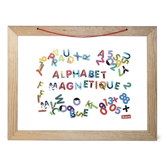 Jeujura Drevená multifunkčná nástenná tabuľa 58x45 cm