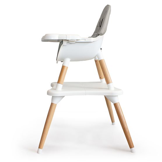 Jedálenská stolička Skanda 2v1 - šedá