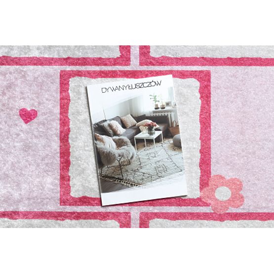 JUNIOR 51828.802 umývací koberec poskok, baletka pre deti protišmykový - ružový