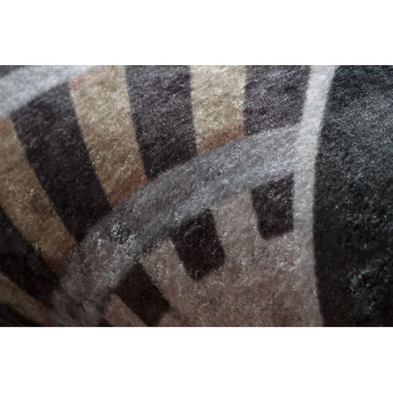 JUNIOR 51986.803 umývací koberec Koľaje, lokomotíva pre deti protišmykový - sivá