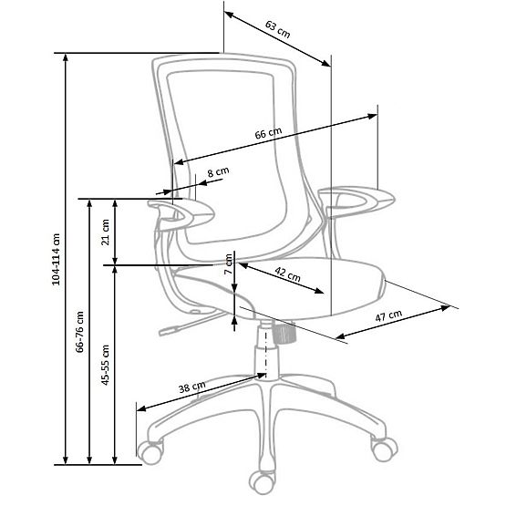 Kancelárska stolička Igor