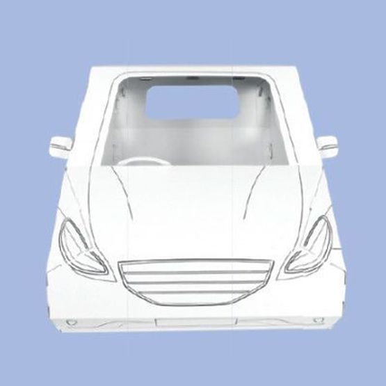 Kartónové autíčko Alien