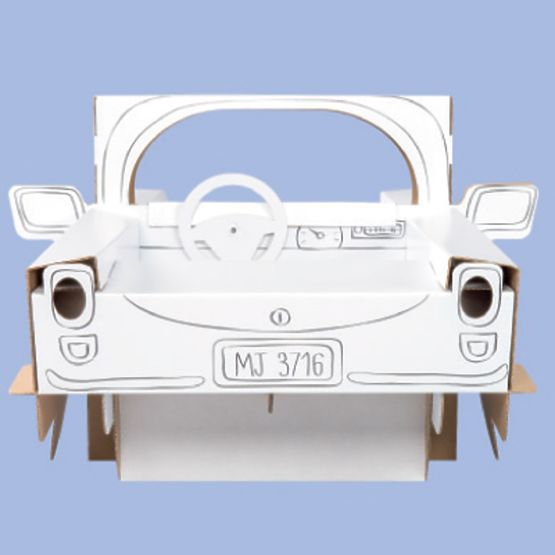 Kartónové auto MINI