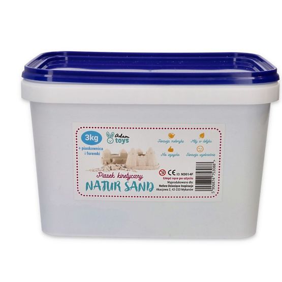 Kinetický piesok 3 kg s nafukovacím pieskoviskom a formičkami