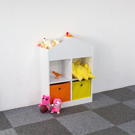 Knižnica s organizérmi - domček