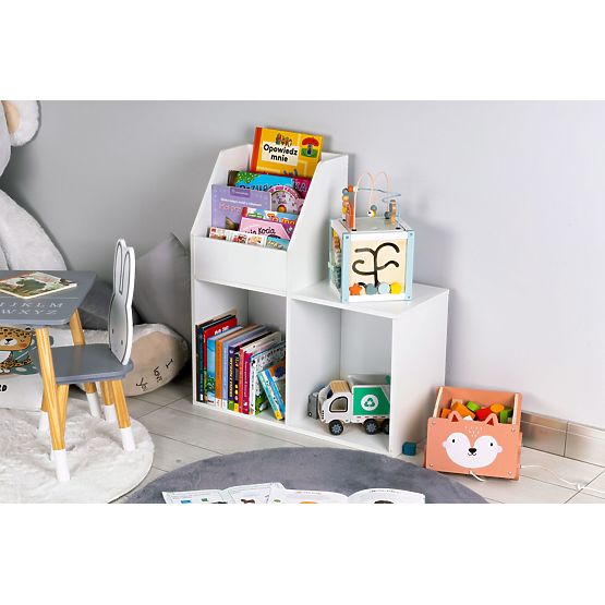 Knižnica s regálom