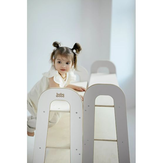 Knižnica SLIM L - biela