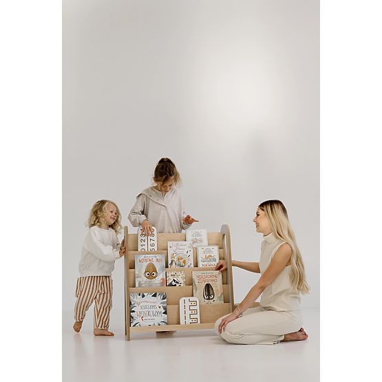 Knižnica SLIM L - prírodná