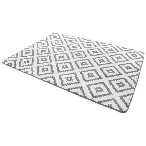 Koberec 3D Diamond GREY & WHITE