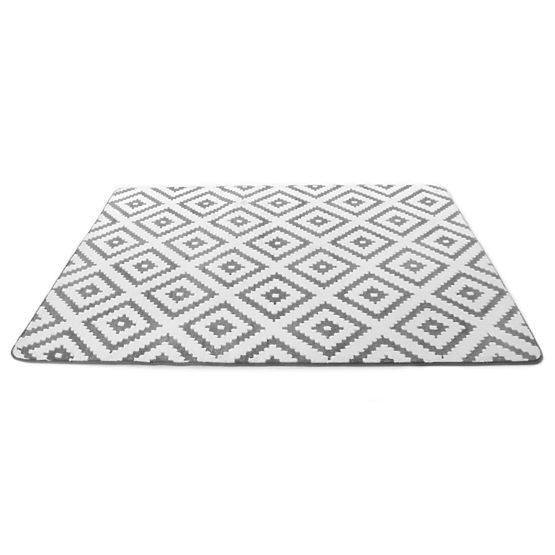 Koberec 3D Diamond GREY & WHITE