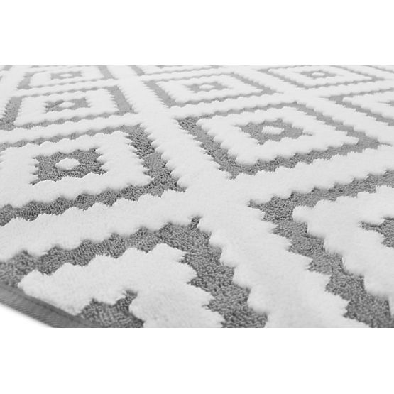 Koberec 3D Diamond GREY & WHITE