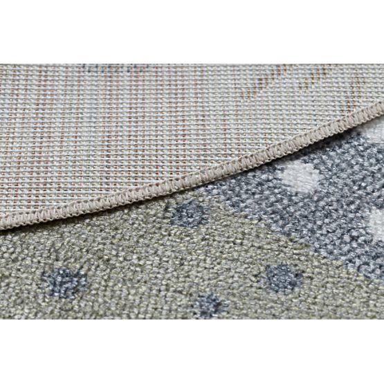 Koberec BONO 8275 kruh Lama, krémová / svetlosivá