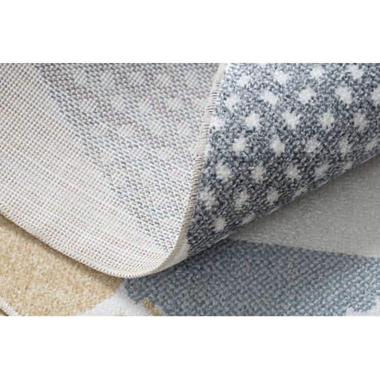 Koberec BONO 8275 kruh Lama, krémová / svetlosivá