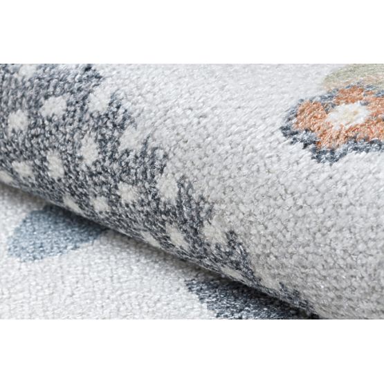 Koberec BONO 8275 kruh Lama, krémová / svetlosivá