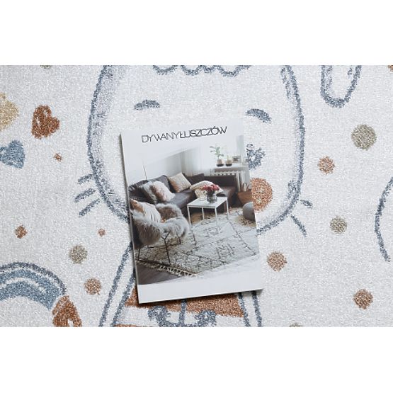 Koberec BONO 8441 kruh Králik námorník smotanová / modrá