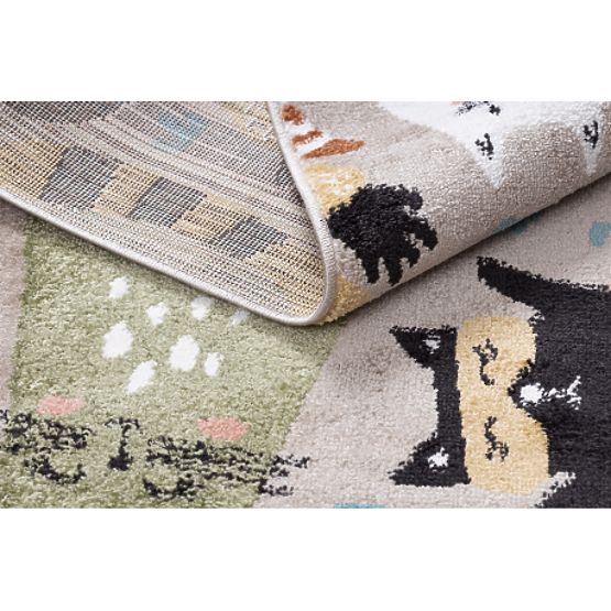 Koberec FUN Kittens pre deti, mačky béžová