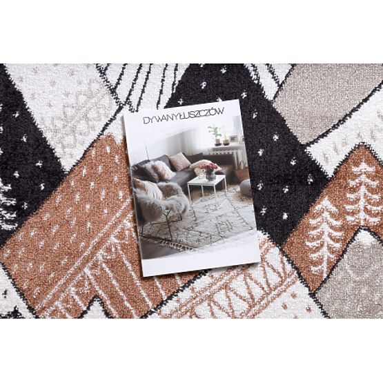 Koberec FUN Tops pre deti, hory, krém