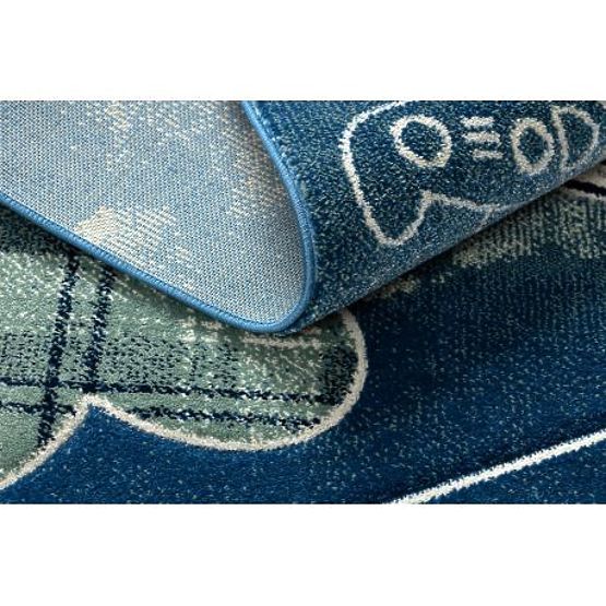 Koberec PETIT HELIKOPTÉRA, LIETADLÁ, modrý